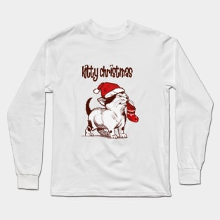 Kitty Christmas Long Sleeve T-Shirt